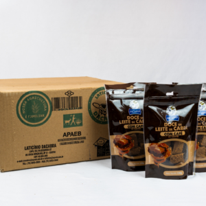 Doce de Leite de Cabra com Café em Tabletes 130g – Caixa com 24 Unidades